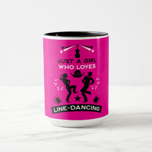 Taza Baile de línea de música country