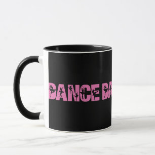 Taza Baile rosa con Ballerina Cutouts