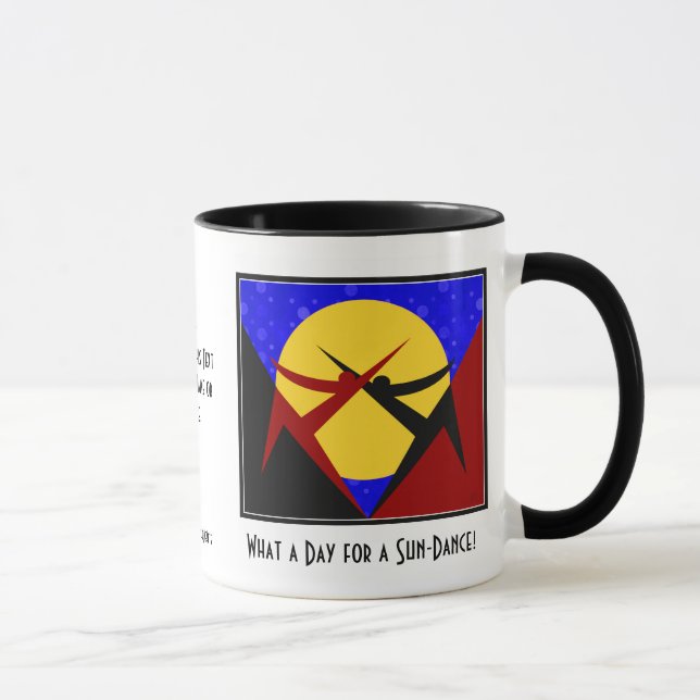 Taza Baile solar (Mug cerámica personalizada) (Derecha)