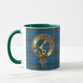 Taza Bain Tartan & Badge