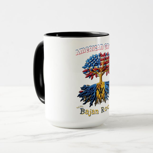 Taza Bajan Roots 001 (Anverso izquierdo)