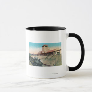 Taza Baje la vista del gran depósito septentrional y