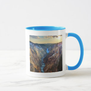 Taza Baje las caídas del punto del artista