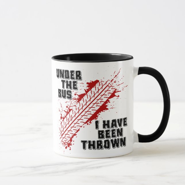 Taza Bajo el autobús me han arrojado (Derecha)