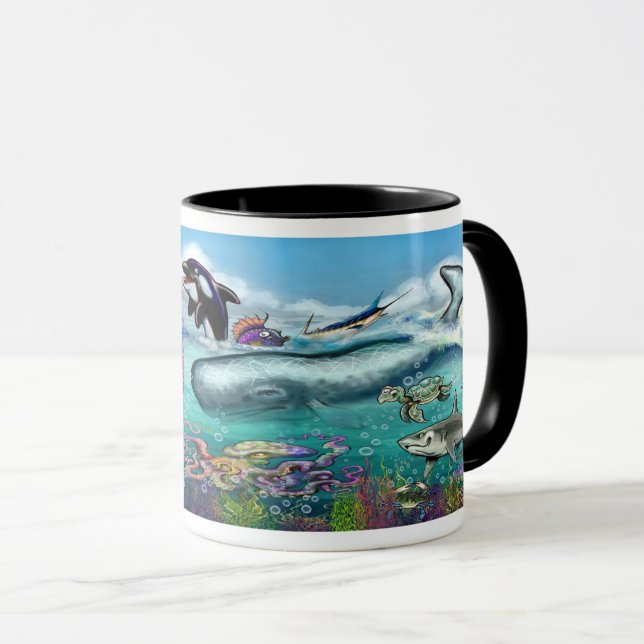 Taza Bajo el mar (Anverso derecho)