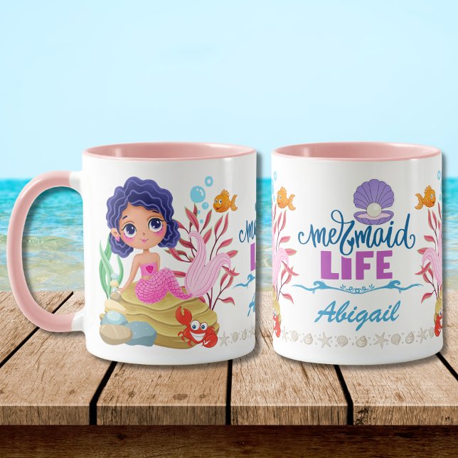 Taza Bajo la sirena marina la vida personalizada (Subido por el creador)