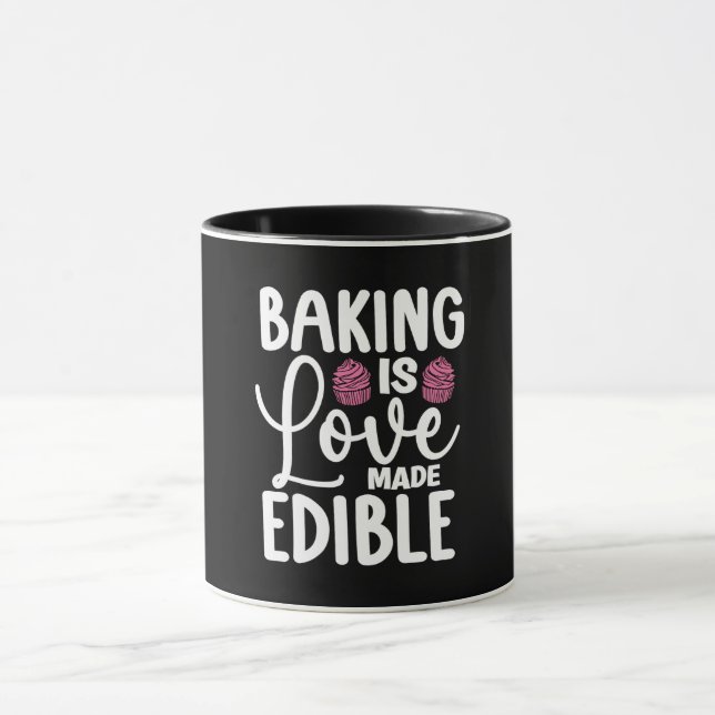 Taza Baker Baking is Love Made Comade Bakery Cake Bake (Centro)