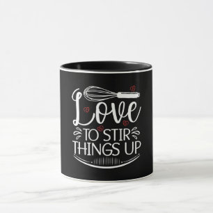 Taza Baker Baking Love To Stir Cosas De Pastel De Panad