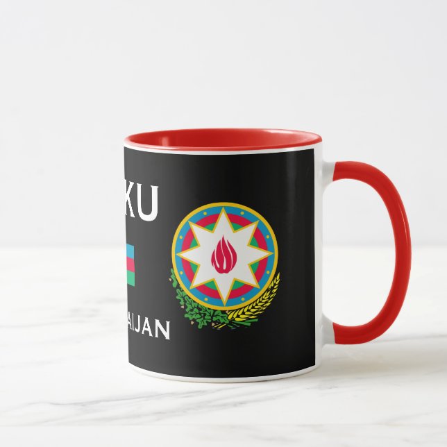 Taza Bakı Azərbaycan   Fincan de Baku* Azerbaijan (Derecha)