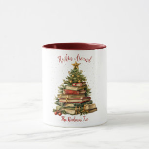 Taza Balanceándose alrededor del árbol de Bookmas