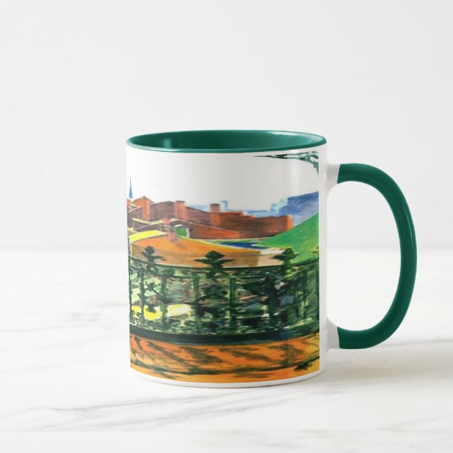 Taza Balcón del barrio francés (Derecha)