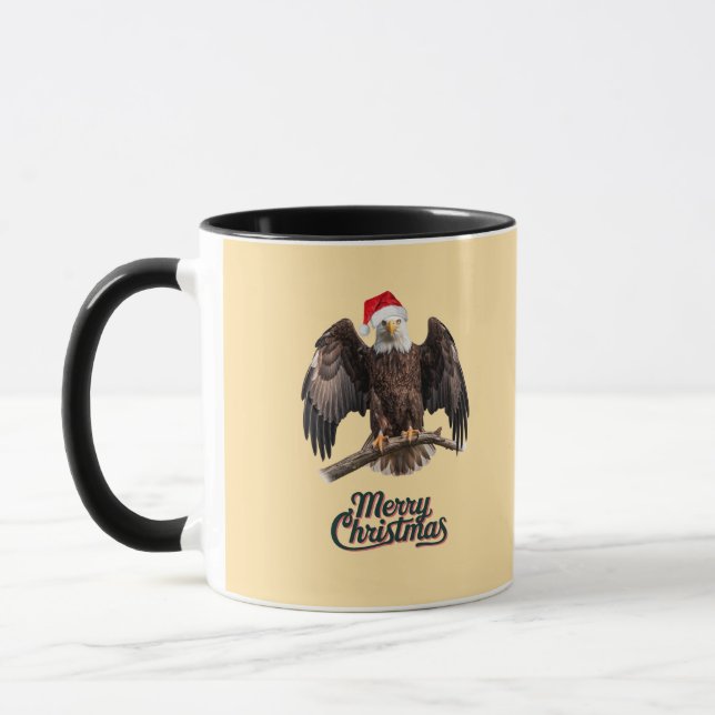 Taza Bald Eagle Christmas (Izquierda)