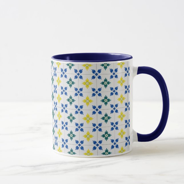 Taza Baldosas de bonito de Lisboa o azulejo (Derecha)