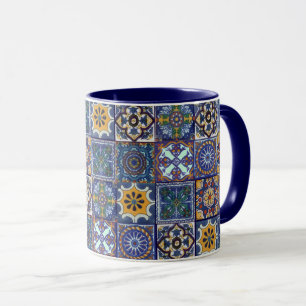 Taza Baldosas de Talavera Mexicana