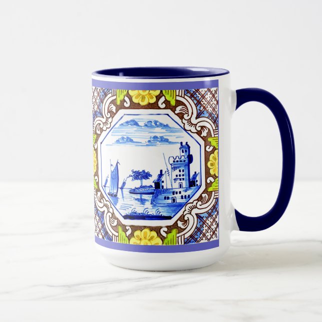 TAZA BALDOSAS DELFT DE LA VENTAJA (Derecha)