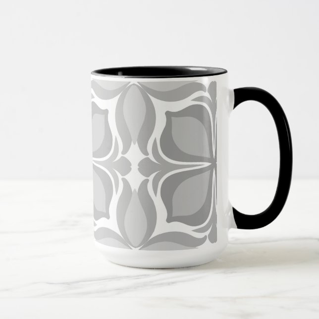Taza Baldosas geométricas neutrales (Derecha)