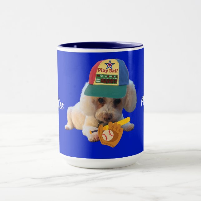 Taza Ball Poodle Mug para tomar café (Centro)