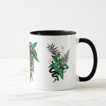 Ball Python Fauna Mug de dos tonos