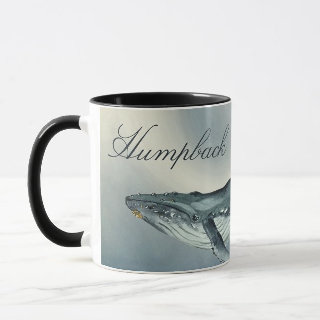 Taza Ballena acuática de joroba, Megaptera Novaeangliae (Izquierda)