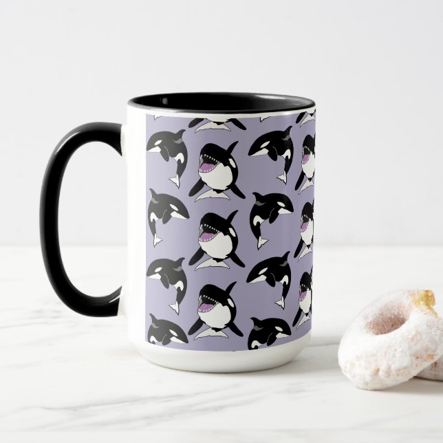 Taza Ballena asesina de Orca (Con donut)