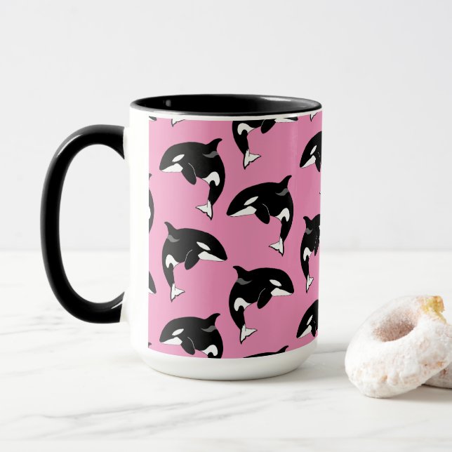 Taza Ballena asesina de Orca (Con donut)