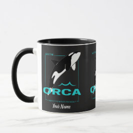 Taza Ballena asesina de orcas para un chica que ama las