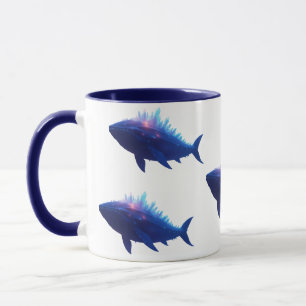 Taza Ballena Crystal Crest - Estampado de Ballenas del