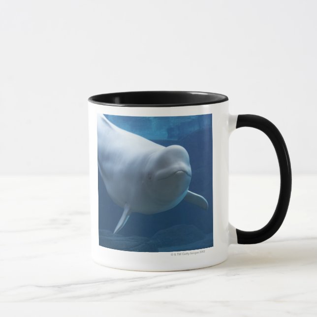 Taza Ballena de la beluga (leucas del Delphinapterus) (Derecha)