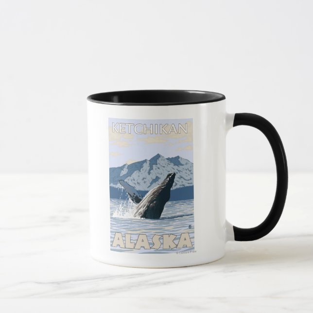 Taza Ballena jorobada - Ketchikan, Alaska (Derecha)
