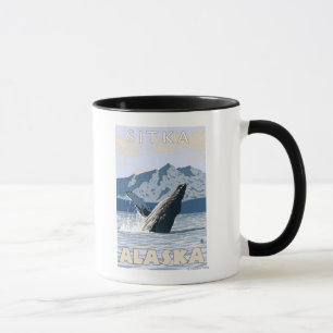 Taza Ballena jorobada - Sitka, Alaska