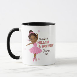 Taza Ballerina africana-americana café Mug
