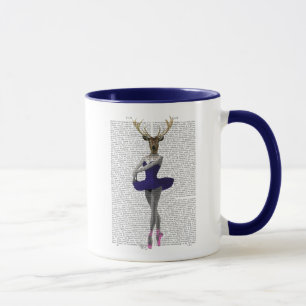 Taza Ballerina Deer en azul