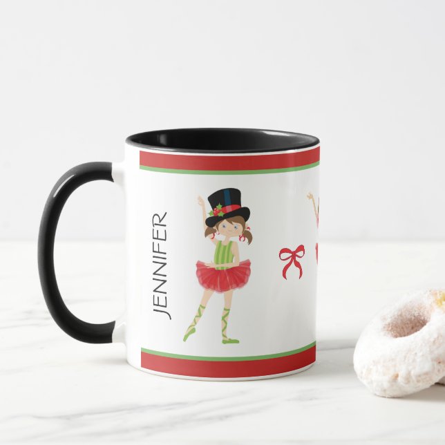 Taza Ballerina Merry Christmas | Ballet (Con donut)