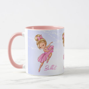 Taza Ballerina Pink, ballet de Bonito púrpura