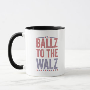 Taza Ballz a las elecciones Walz Harris Walz 2024