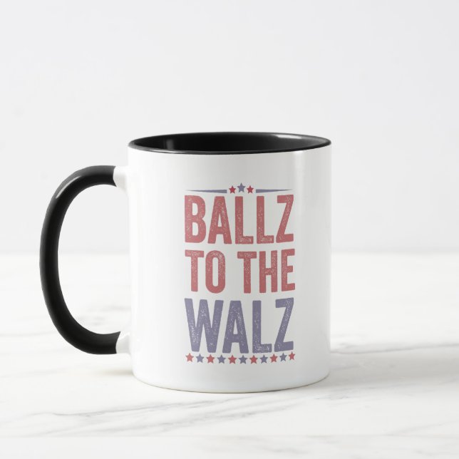 Taza Ballz a las elecciones Walz Harris Walz 2024 (Izquierda)