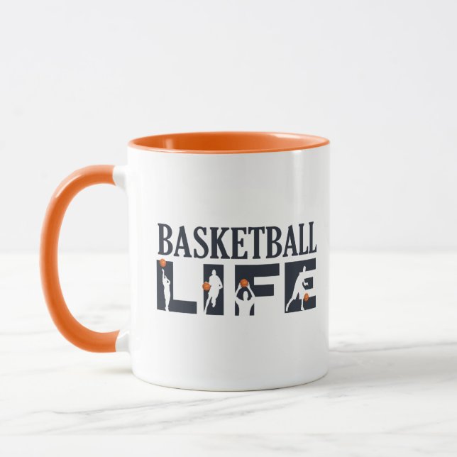 Taza Baloncestistas con naranja (Izquierda)