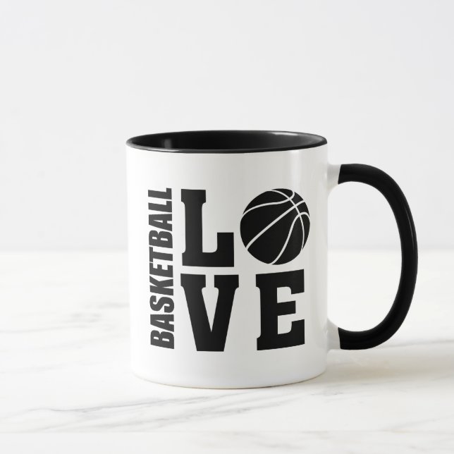 Taza Baloncestistas I Love Basketball Mug (Derecha)