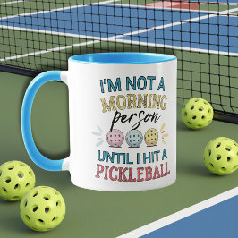 Taza Baloncestistas matutinos de jugadores de picklebal