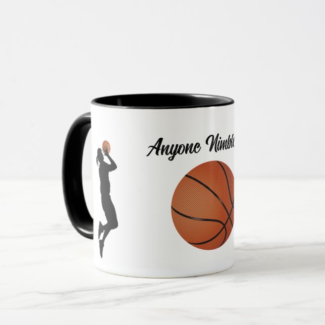 Taza Baloncesto - Jugadores y Café de Balón (Anverso izquierdo)