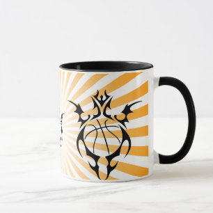 Taza baloncesto tribal.
