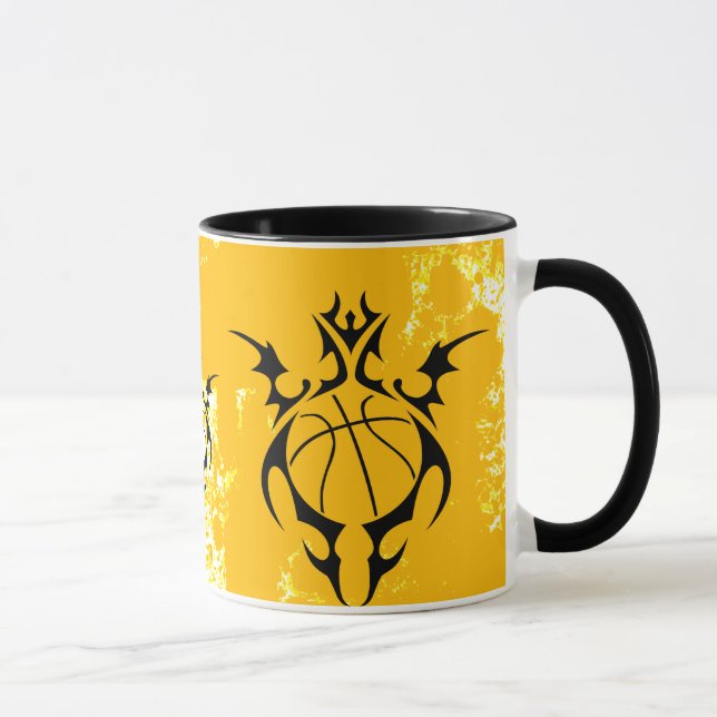 Taza baloncesto tribal. (Derecha)