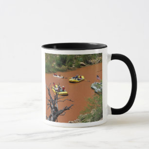 Taza Balsas propulsadas a remo se vuelven hacia el río 