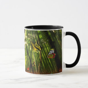 Taza Bambú y mariposa Art 2 Mug