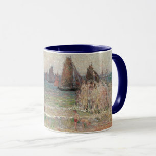Taza Bañándose en Dieppe de Paul Gauguin, Arte Antiguo 