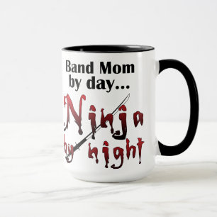 Taza Band Mom Ninja