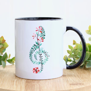 Taza Banda de maestros de música Treble Clef