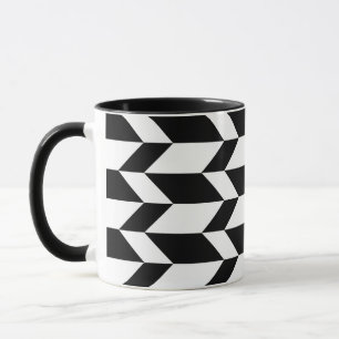 Taza Banda negrita de dos puntas de flecha de tono de c