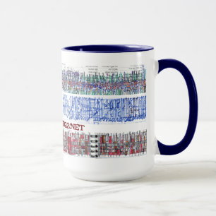Taza bandas del doodle