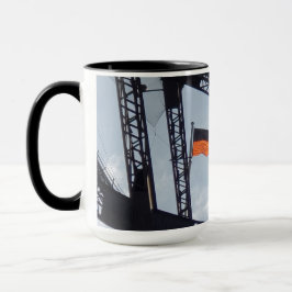 Taza Bandera aborigen del puente del puerto de Sydney.